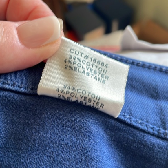 J Brand Blue Skinny Jeans Indigo Shimmer - Picture 6 of 7